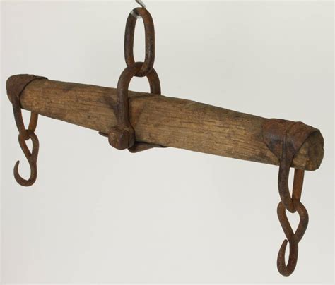 Single Tree Yoke Harness Antique Wood Farm Tool