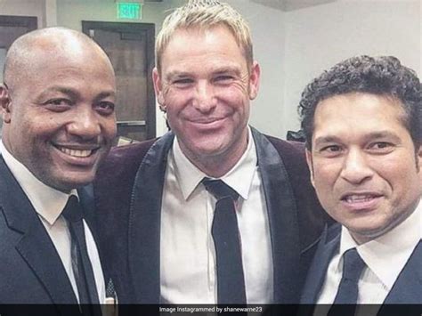 Shane Warne Shares Picture With "Great Friends" Sachin Tendulkar and ...