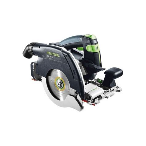 Scie circulaire à capot basculant sans fil HKC 55 Li EB Basic Festool