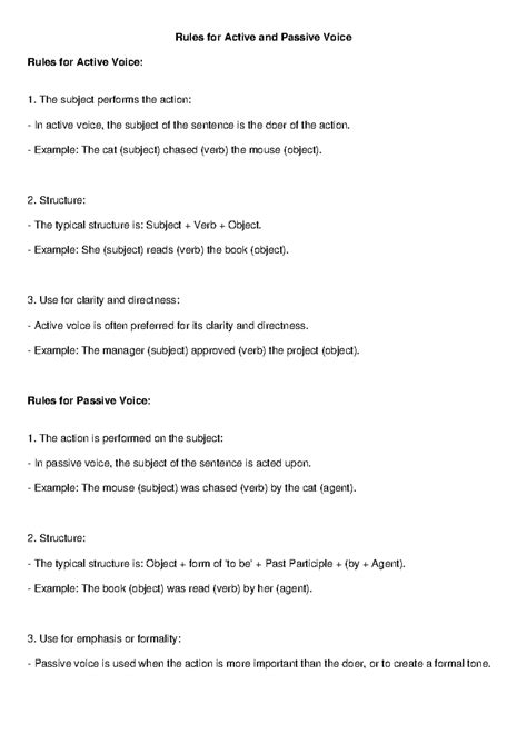 Active Vs Passive Voice University Of Minnesota 1