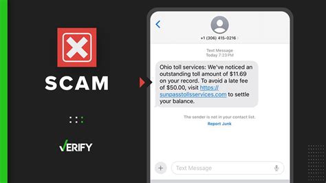 Toll Services Text For An Outstanding Toll Amount Is A Scam