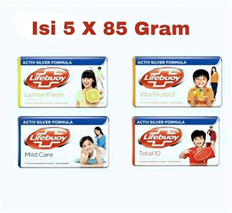 Jual Sabun Batang Lifebuoy Mild Care 85 Gram Isi 5 Di Lapak Maju Jaya