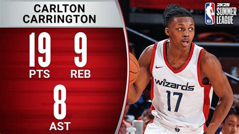 No Overall Pick Carlton Bub Carrington Shines In His Summer