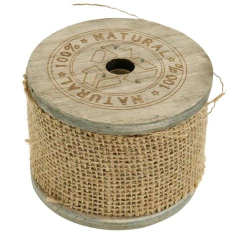 Floristik24 fr Ruban décoratif rustique ruban de jute naturel ruban