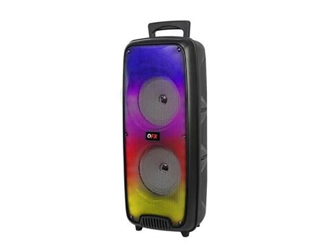 Qfx Portable Bluetooth Rechargeable Speaker With Lms Liquid Motion