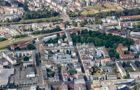 Gera Aus Der Vogelperspektive Stadtansicht Vom Innenstadtbereich In