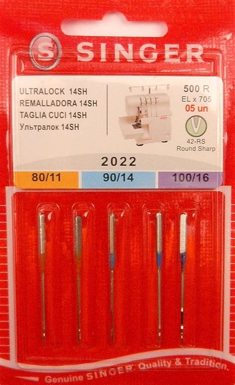 Original Singer Overlock Ultralock Sh Sewing Machine Needles