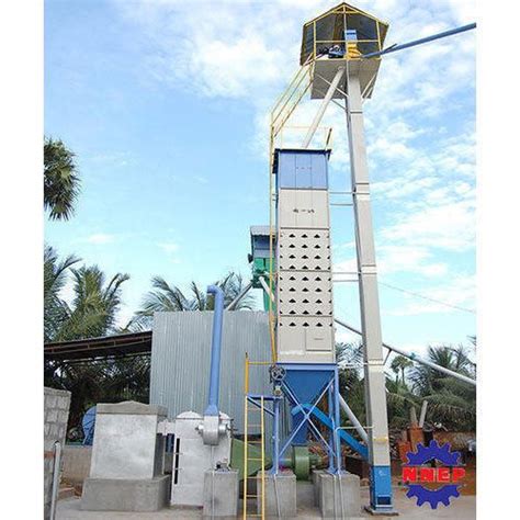 Automatic Mild Steel Paddy Dryer Three Phase Max Temperature