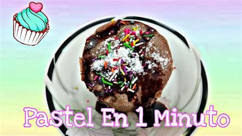 PASTEL EN TAZA SIN HORNO EN 1 MINUTO Nicky Shary YouTube