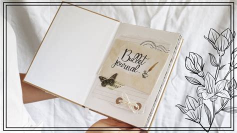 MON NOUVEAU BULLET JOURNAL épisode 1 couverture et pages de garde