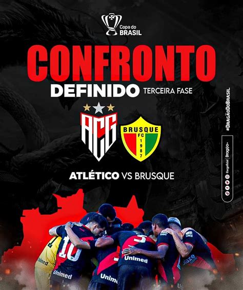 Atlético GO enfrenta o Brusque na terceira fase da Copa do Brasil