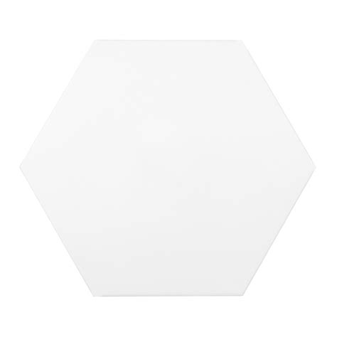 Lily Hex Base Hexagon White 228cm X 198cm Wall And Floor Tile