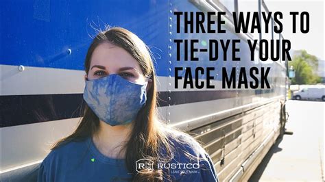 Tutorial Tie Dye Masker Satu Trik