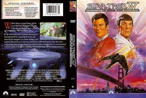 Star Trek Iv The Voyage Home Movie Dvd Scanned Covers 1322star