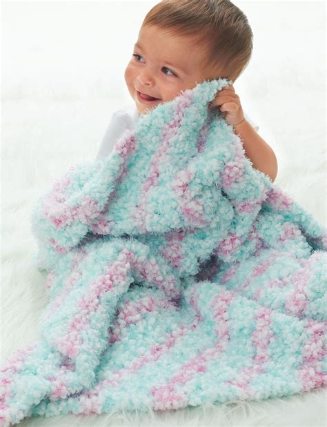 Cotton Candy Crochet Baby Blanket | AllFreeCrochetAfghanPatterns.com