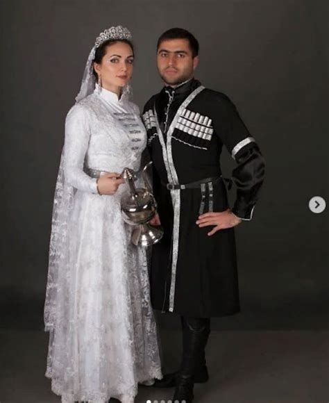 Georgian Clothing Wedding Costumes Cossack Chokha Folk Costume Etsy