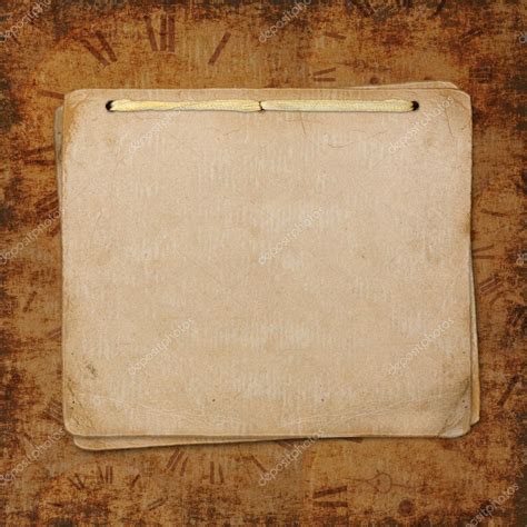 Blank Note Paper On Vintage Background Stock Photo By ©welena 1341195