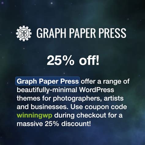 WordPress Blogging Deals, Coupons and Discounts - WinningWP