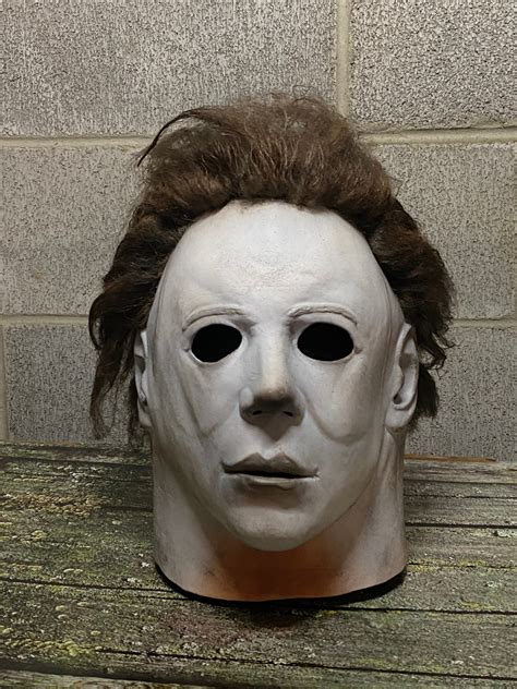 Halloween Michael Myers 1978 Mask Rehaul Tots Repaint Mask Etsy