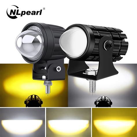 Nlpearl V V Led Work Light Motorcycle Spotlight Hi Lo Beam Drving