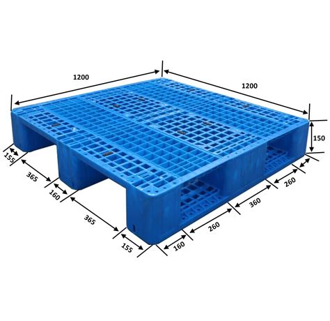 Standard Size X Heavy Duty Rackable Plastic Pallets Plastic