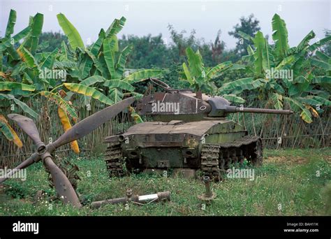 Vietnam, Dien Bien Province, relics of Dien Bien Phu Battle Stock Photo: 23730943 - Alamy