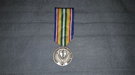 Mediterranean Middle East War Zone Medal Merchant Marine Miniatur