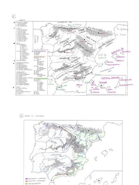 Spain_physical map | PDF