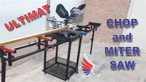 Homemade Metal Chop Saw Folding Stand Diy Youtube