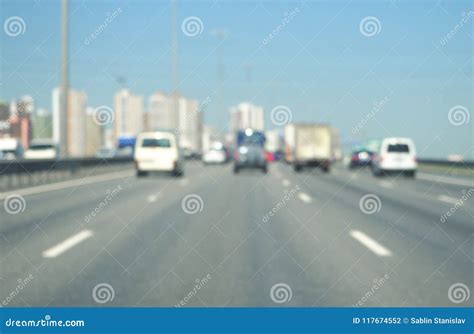 Blur Traffic Road with Bokeh Light Abstract Background. Stock Photo - Image of road, abstract ...