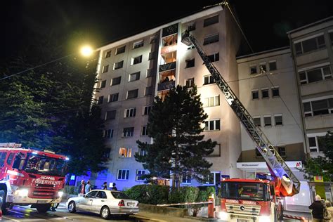 Einsatz Brand In Mehrfamilienhaus In Der Andreas Hofer Stra E