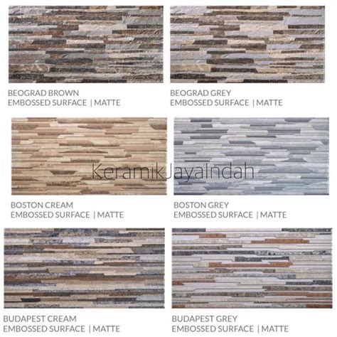 Jual Perfecto 20 X 40 Keramik Dinding Keramik Batu Alam Shopee Indonesia