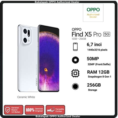 Jual Oppo Find X Pro G Gb Gb Snapdragon Gen Mp Imx