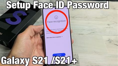 Galaxy S S How To Setup Face Id Password Facial Recognition