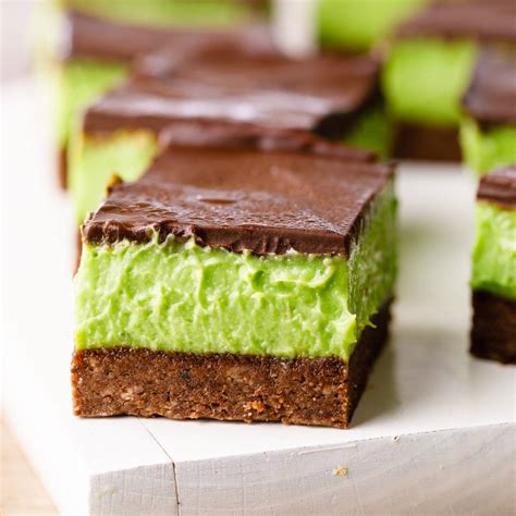 No-Bake Mint Chocolate Bars - Paleo Grubs