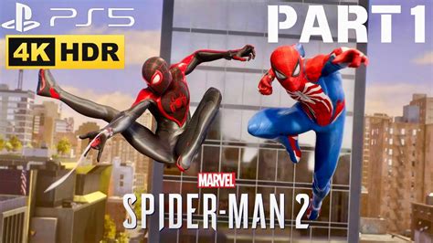 SPIDER-MAN 2 Walkthrough Gameplay Part 1 INTRO (PS5 SLIM 4K HDR) @THESMGFIRE - YouTube