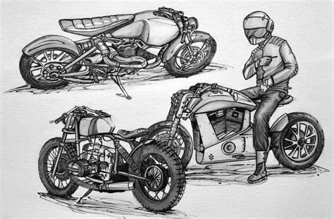 MOTORCYCLE - Sketchbook (design concepts) on Behance