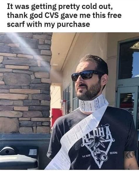 Cvs Scarf Cvs Receipts Know Your Meme