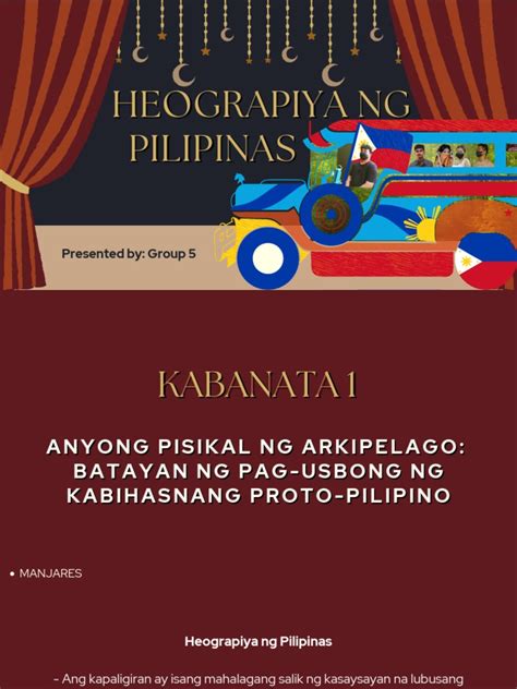 FINAL HEOGRAPIYA NG PILIPINAS Presented by Group 5 | PDF