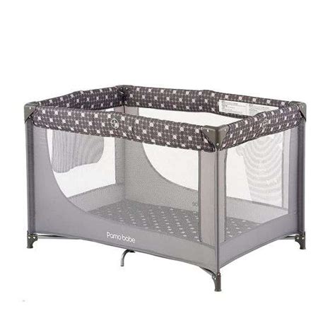 Pamo Babe Portable Crib Baby Playpen With Mattress And Carry Bag Auctionology Llc