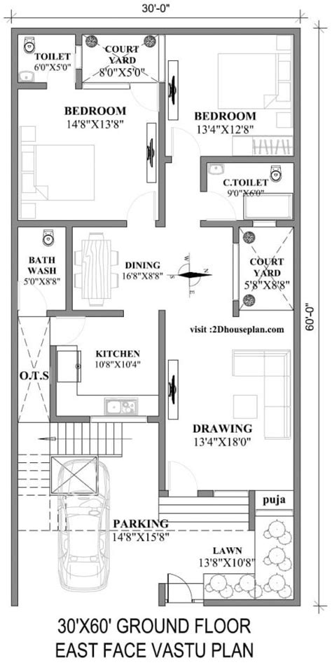 House Plan Best East Facing House Plan As Per Vastu