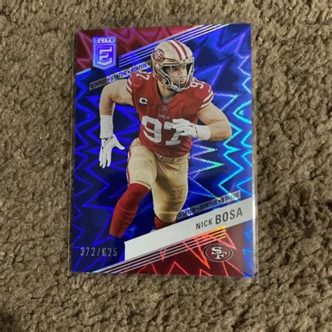 2023 PANINI DONRUSS Elite Nick Bosa Statut 625 49ers De San Francisco