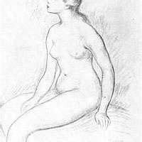 Renoir Female Nude Seated PinterestLarge PICRYL Public Domain