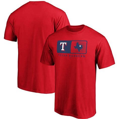 Texas Rangers Mens Team Line Up T Shirt Academy