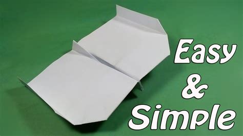 EASY PAPER AIRPLANE for KIDS - How to make a paper airplane that Flies FAST & FAR