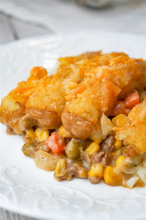 Tater Tot Hotdish - This is Not Diet Food