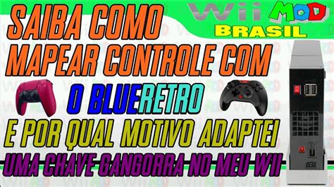 118 Mapear Controle O BlueRetro E Adaptando Chave LIGA DESLIGA No