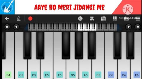 Aaye Ho Meri Jindagi Me Tum Bahar Banke🎵🎵 Walkband 🎹 Piano Slow