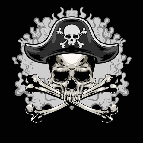 Premium Vector Vector Of Pirates Skull Logo Illustration