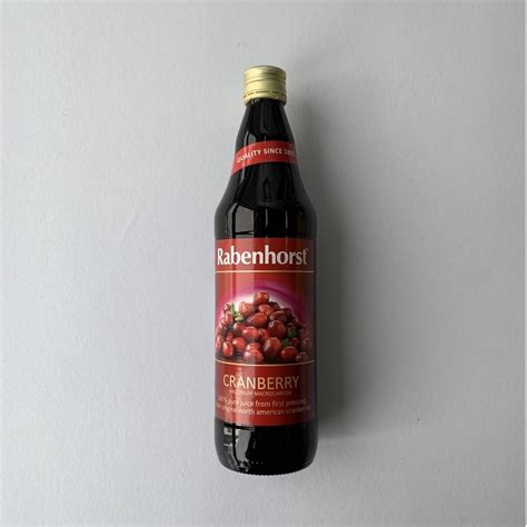 RABENHORST Natural Cranberry Juice 750ml Shopee Malaysia